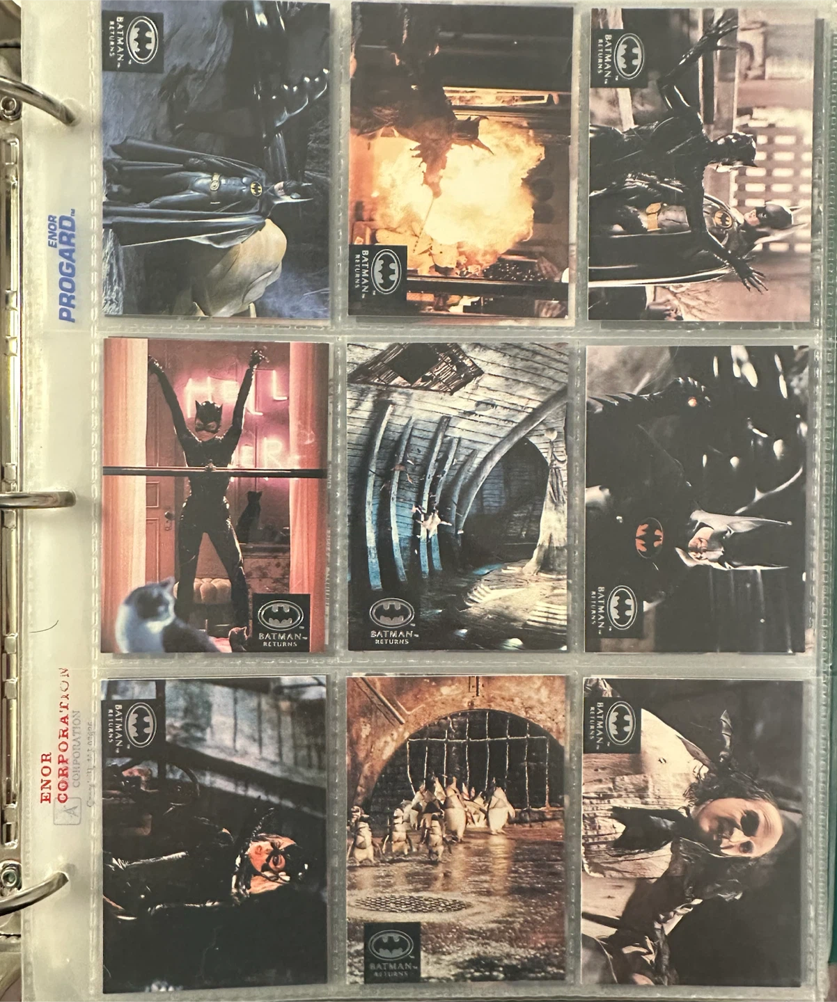 1992 Stadium Club Batman Returns Movie Trading Card Set - photo 2