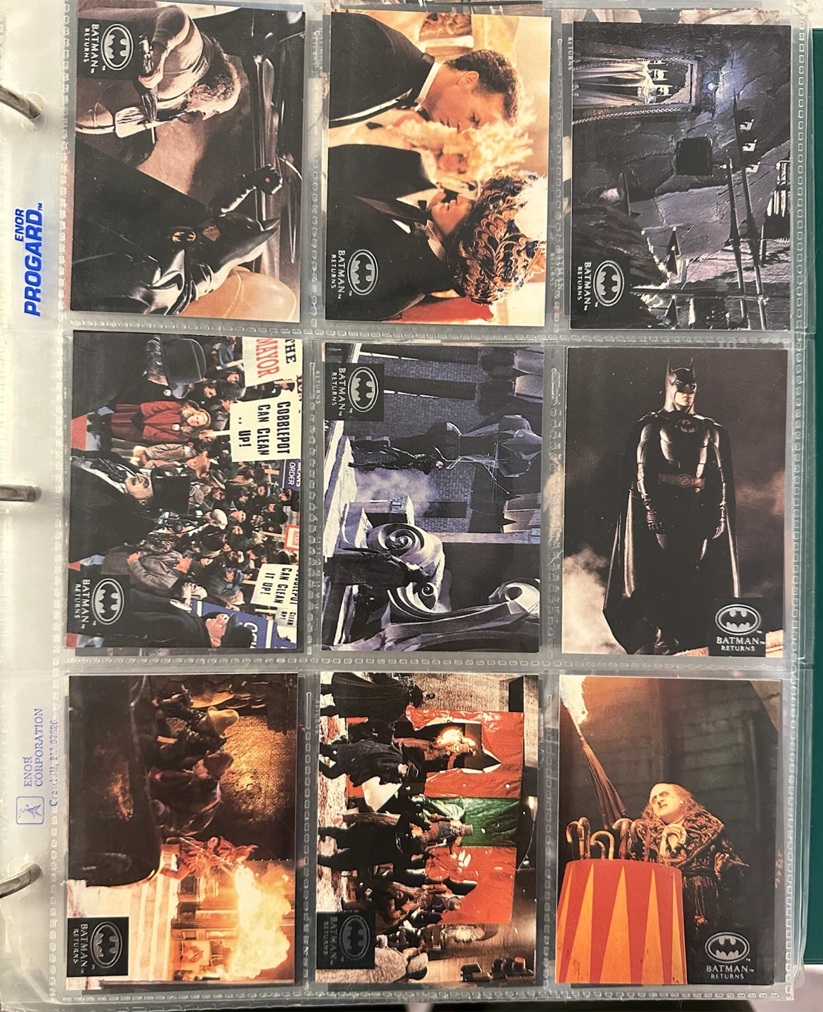 1992 Stadium Club Batman Returns Movie Trading Card Set - photo 3