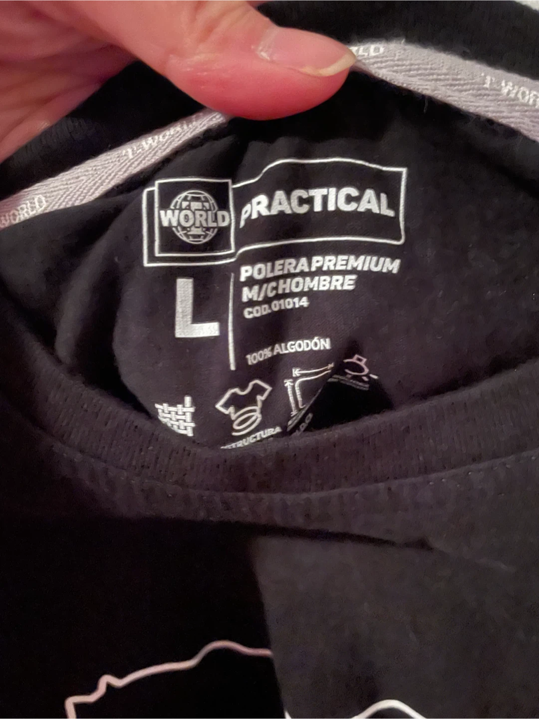 Practical World Black T-shirt - photo 2