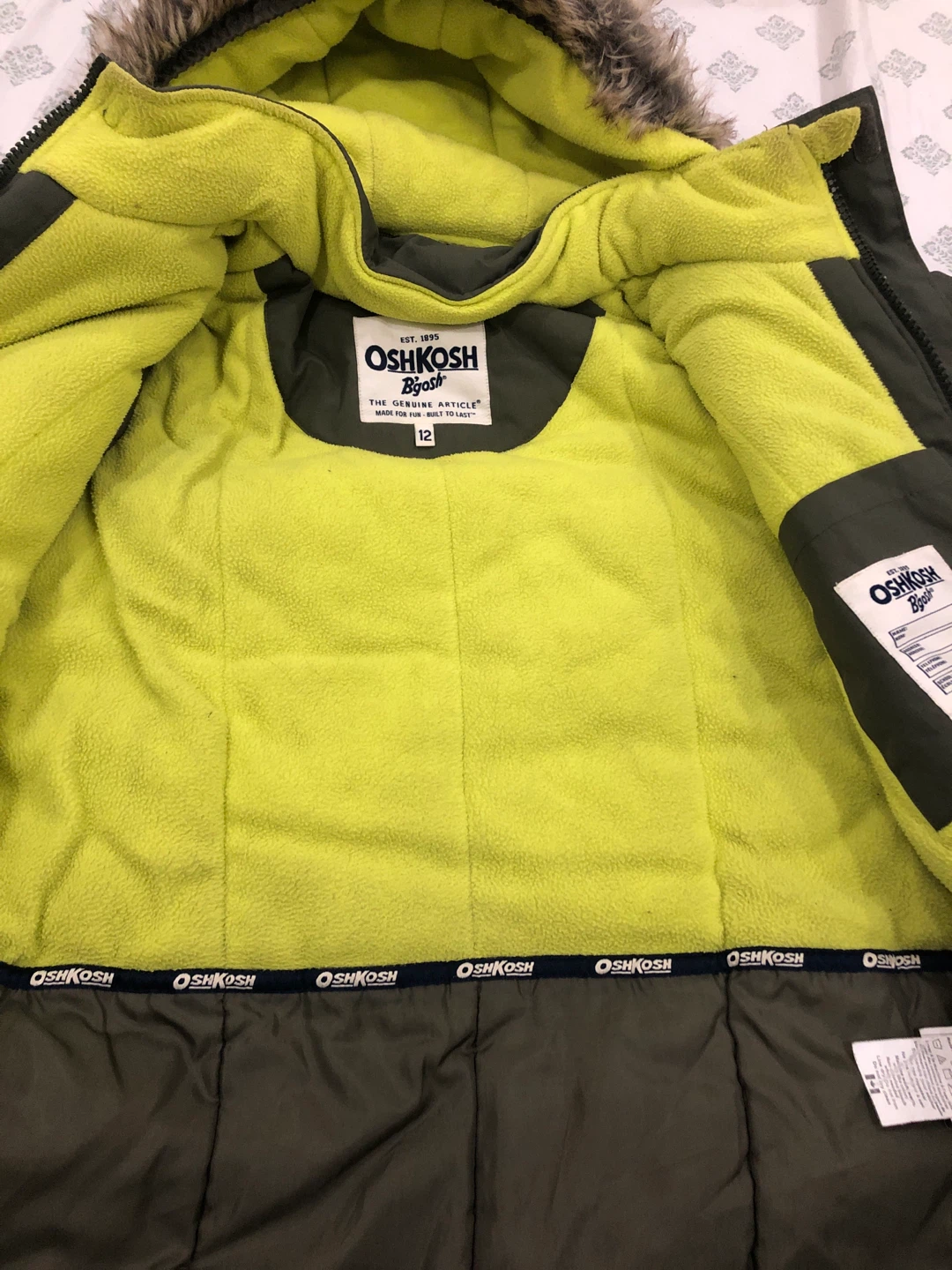 OshKosh B'gosh Winter Parka, Size 12 - photo 2