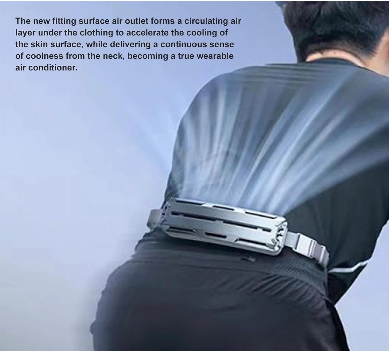 New Portable Waist-Mounted Wearable Air Conditioner - photo 3