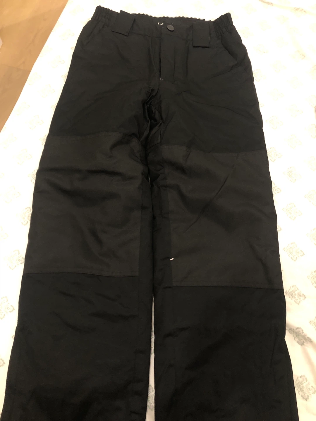George Kids Black Snow Pants Size 10-12