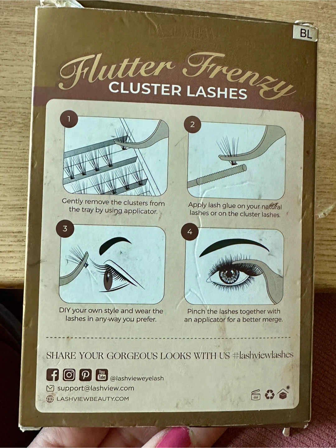Lashview Flutter Frenzy Cluster Lashes - photo 2