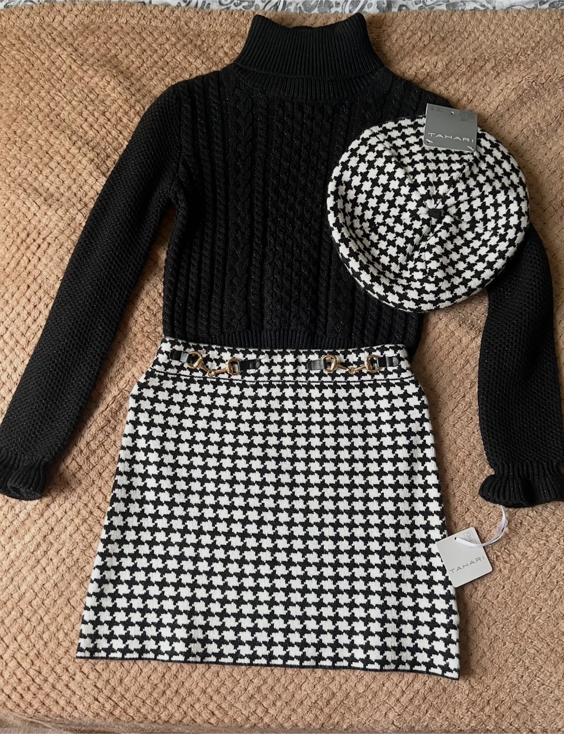 Rachel Zoe Girls Knit Dress Set