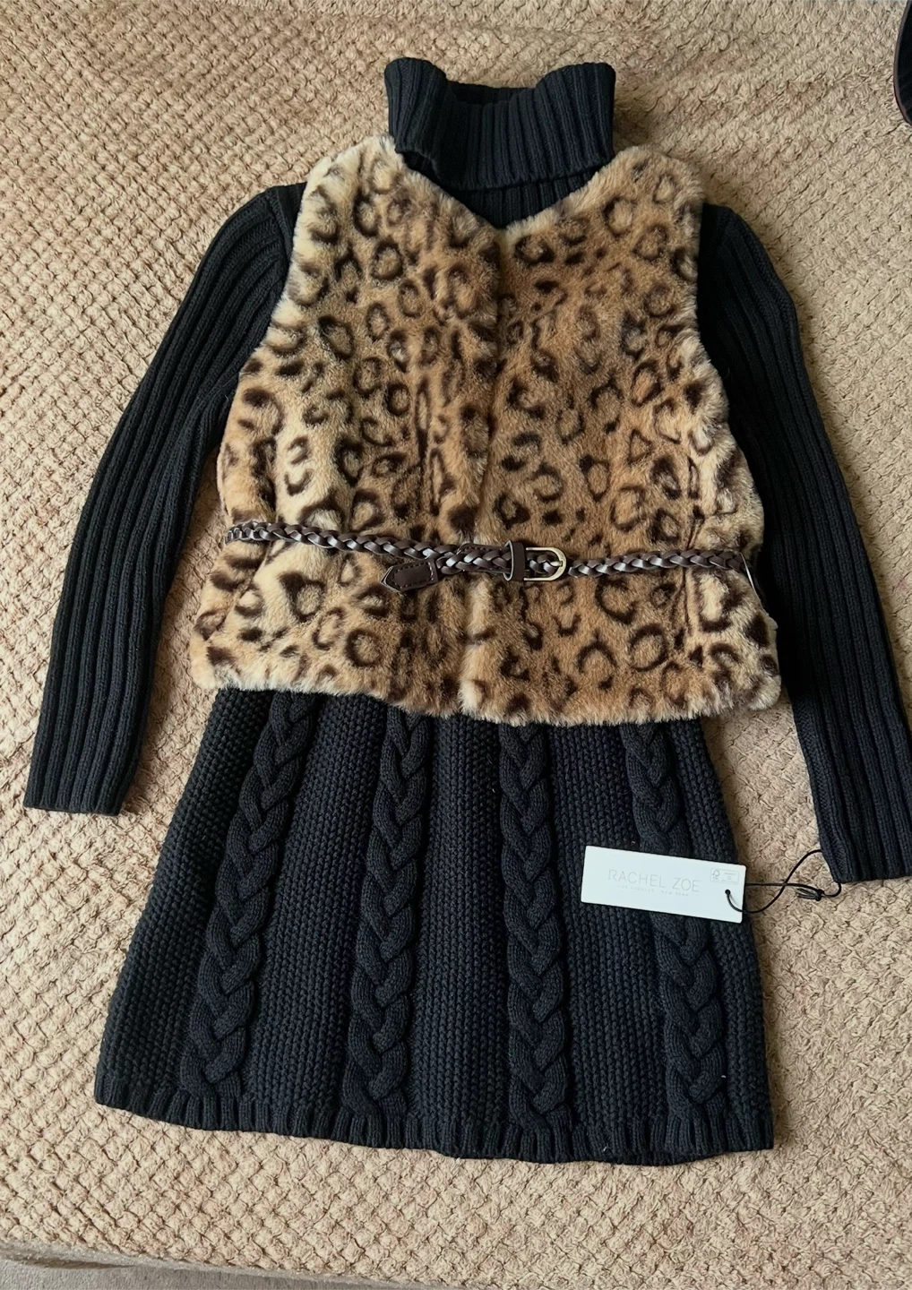 Rachel Zoe Girls Knit Dress Set - photo 2
