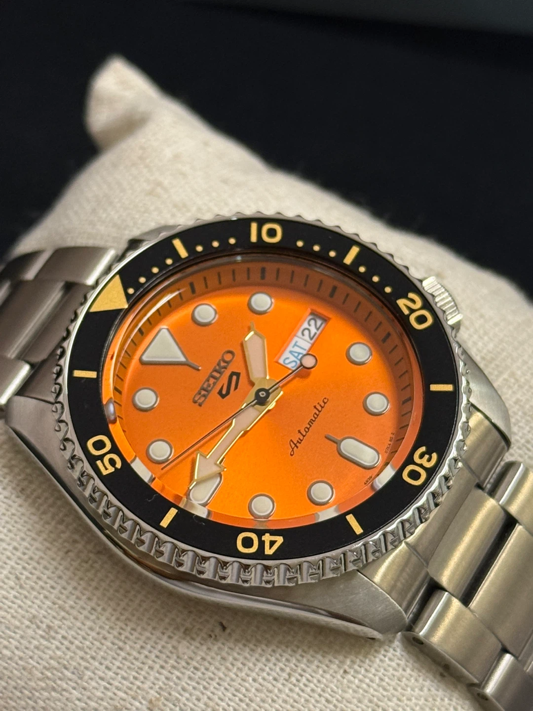 Seiko 5 Sports Automatic Watch Mikan 🍊