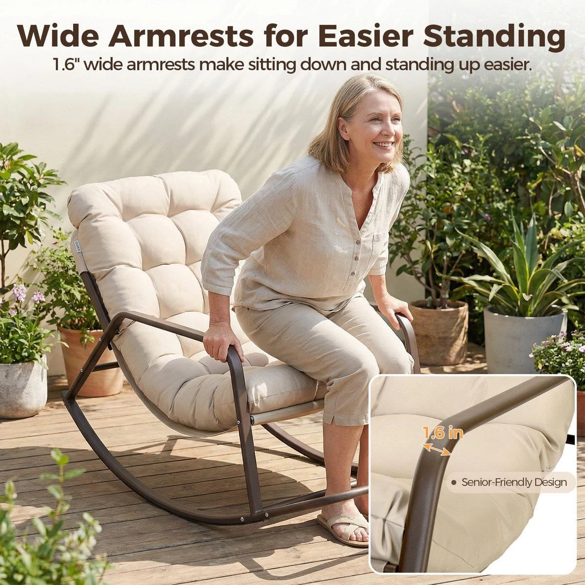 Outdoor/Indoor  Rocking Chair - photo 2