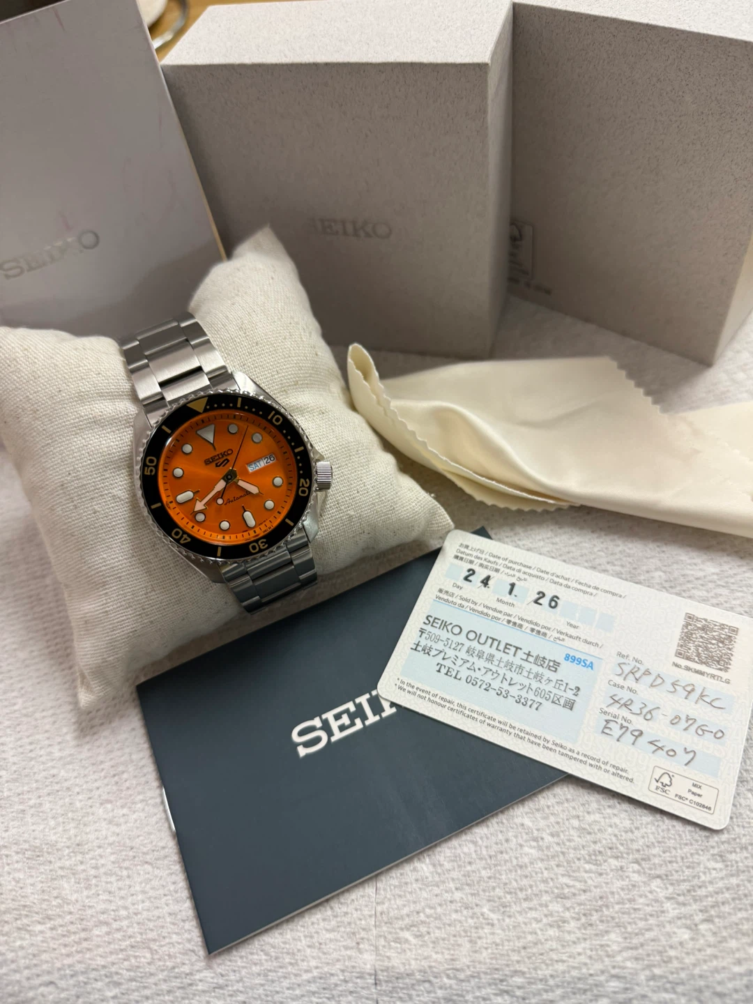 Seiko 5 Sports Automatic Watch Mikan 🍊 - photo 5