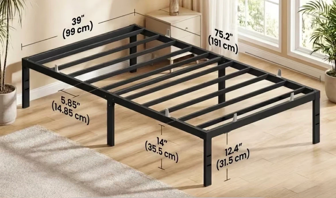 Twin Size Metal Bed Frame