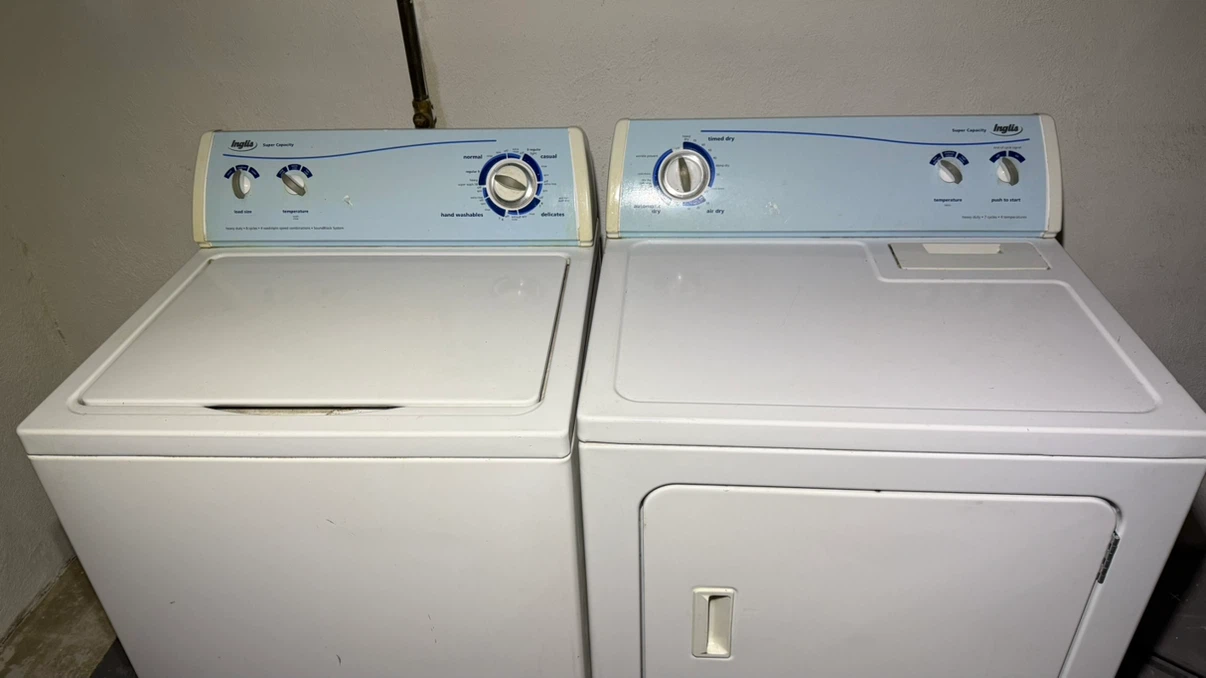 Washer and dryer set