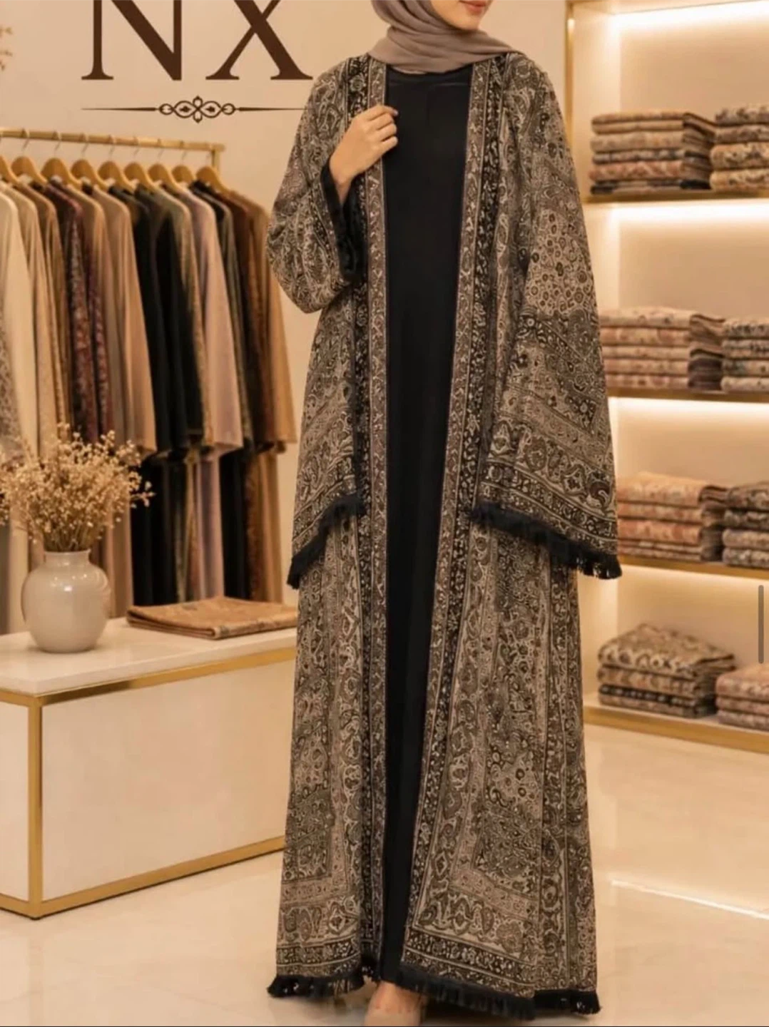 Pashmina abaya