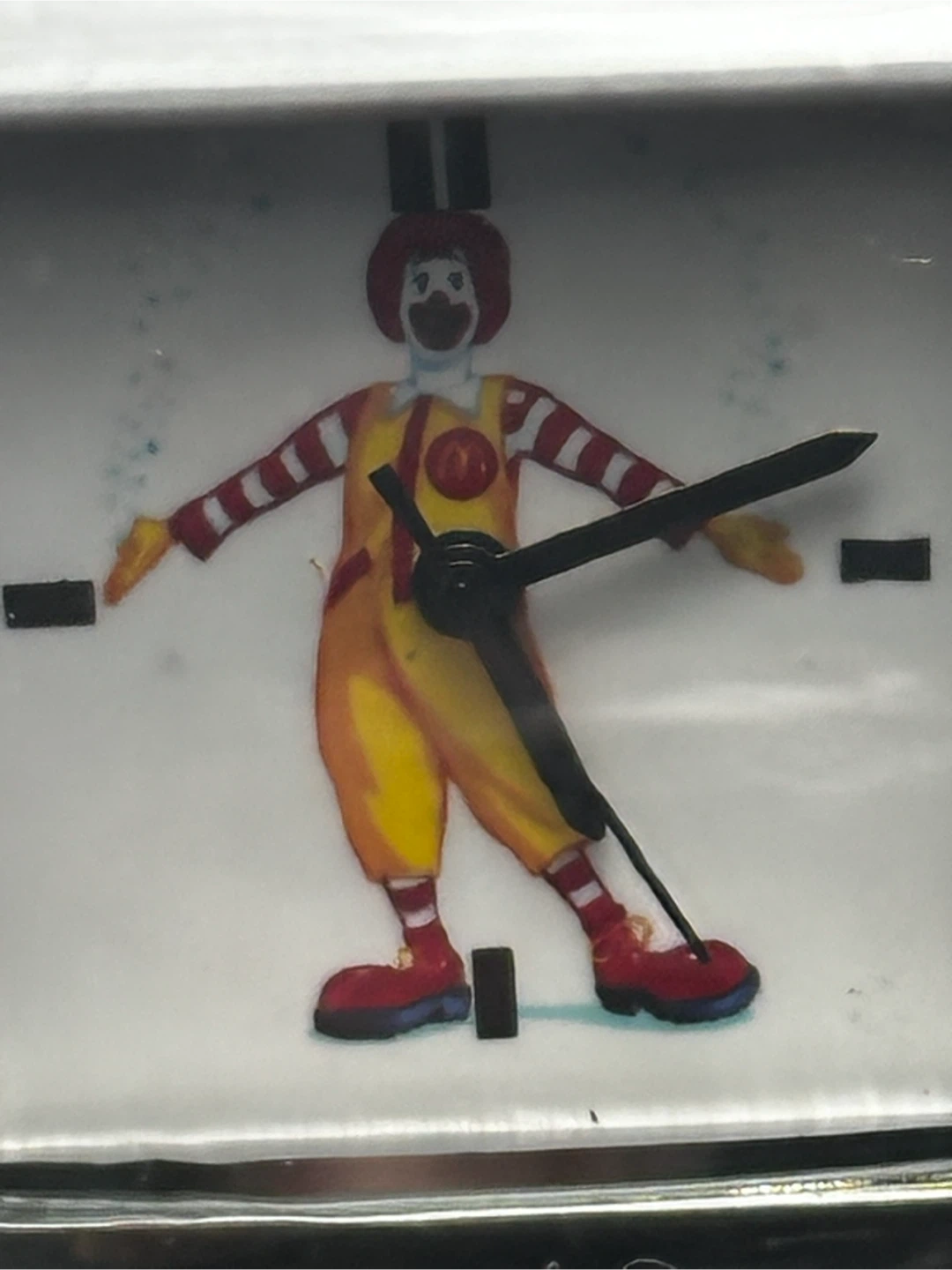 Vintage Ronald McDonald Watch with Black Leather Band - photo 3