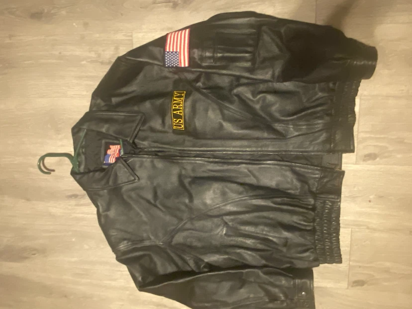 Army Leather Jacket - photo 2
