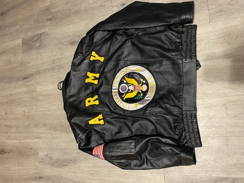 Army Leather Jacket - photo 3