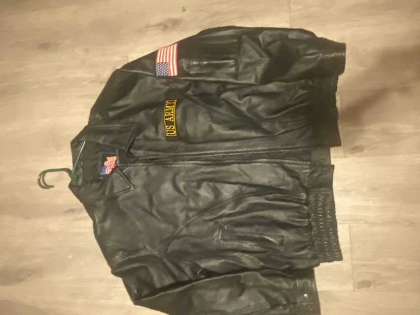 Army Leather Jacket - photo 4