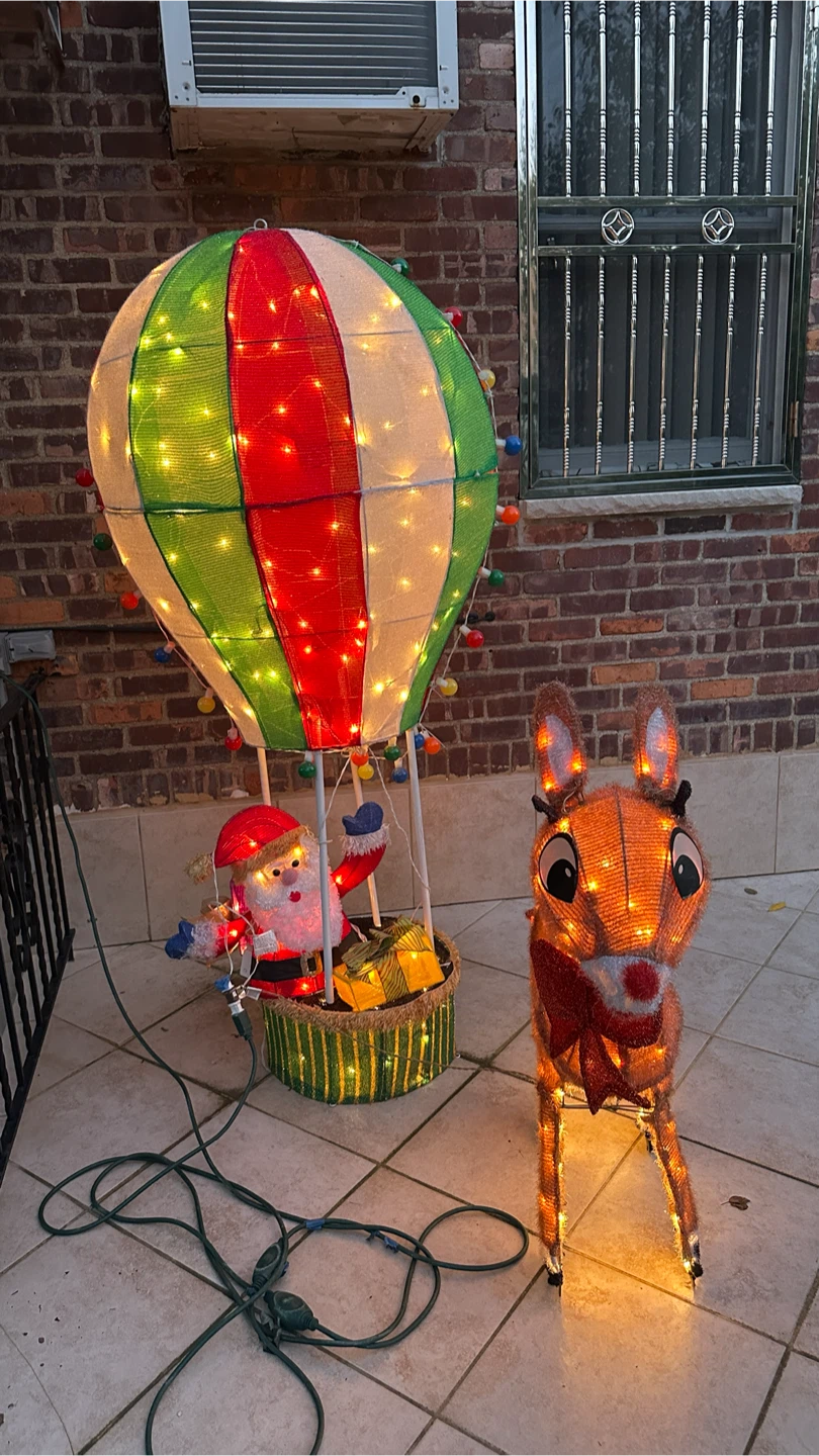 Lighted Hot Air Balloon Christmas Decor - photo 2