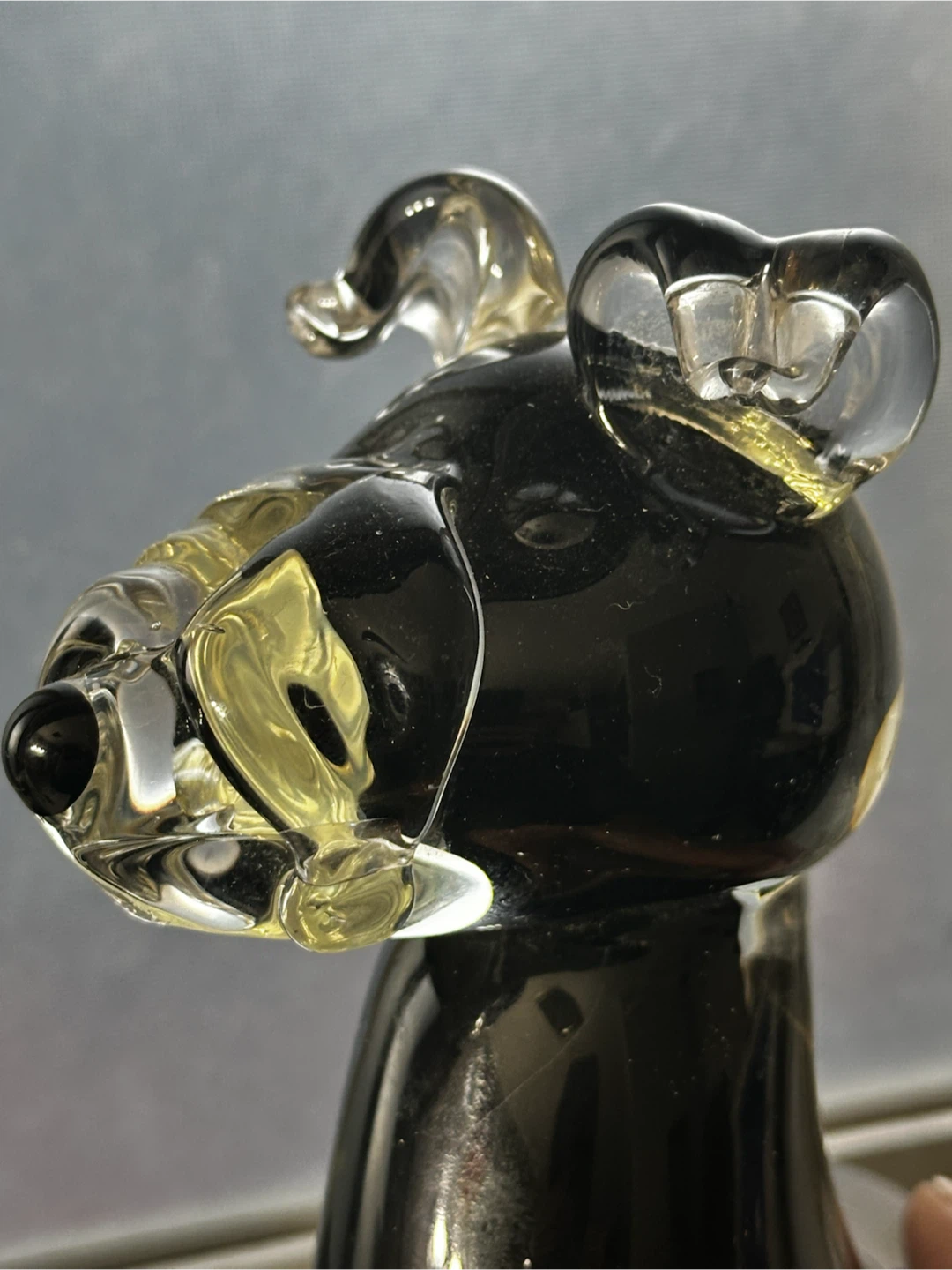 Vintage Saks Fifth Avenue Glass Terrier Dog Figurine - photo 3