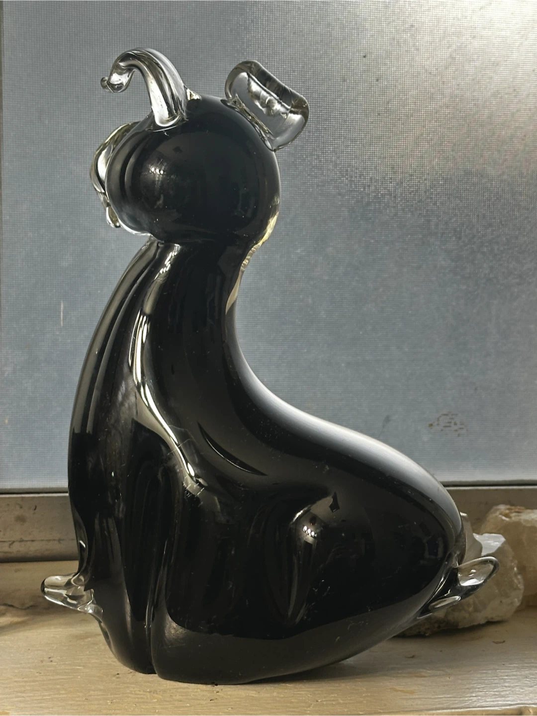 Vintage Saks Fifth Avenue Glass Terrier Dog Figurine - photo 4
