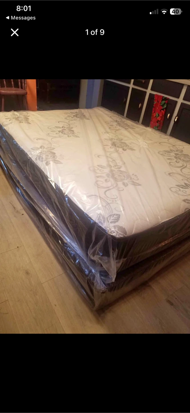 Full Size Mattress and Box Spring Set