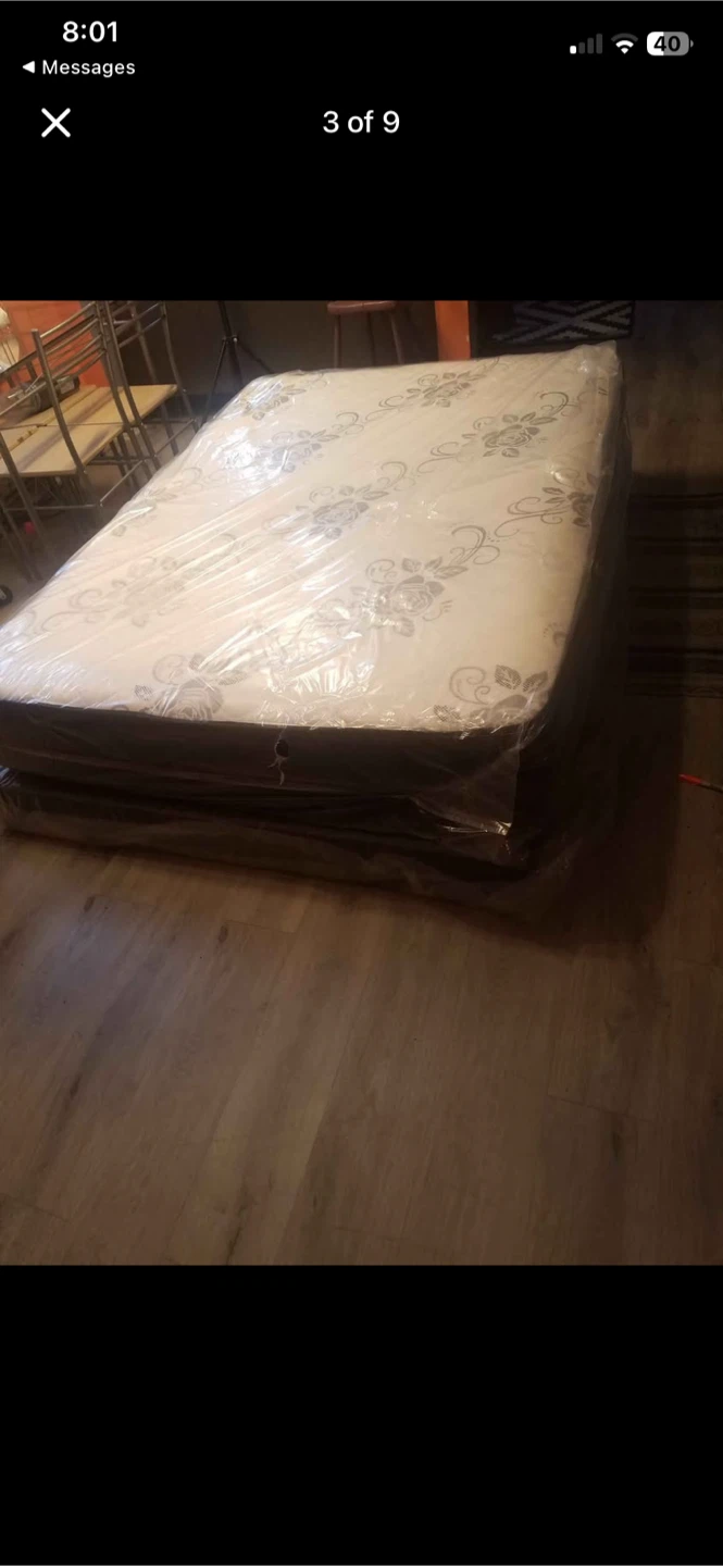 Full Size Mattress and Box Spring Set - photo 3