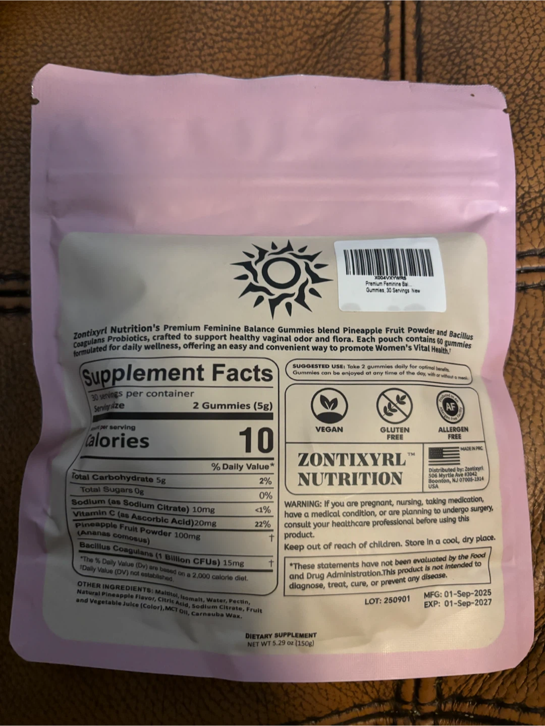 Zontixyrl Premium Feminine Balance Gummies - photo 2