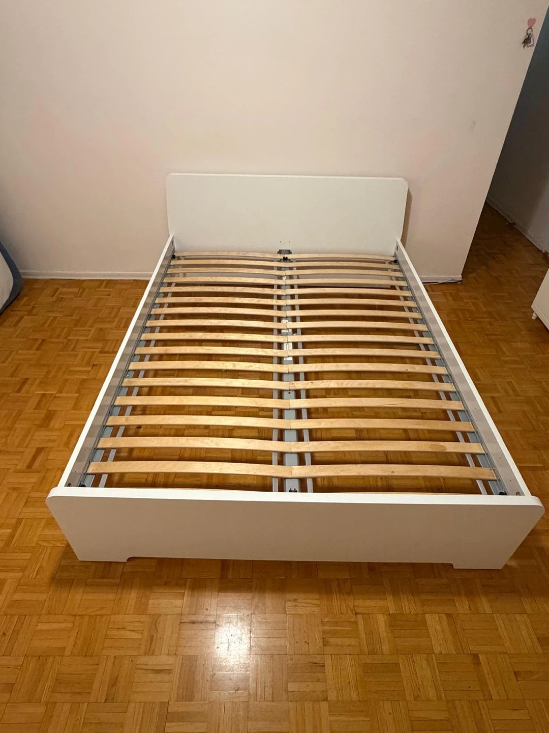 White IKEA bed frame - photo 2
