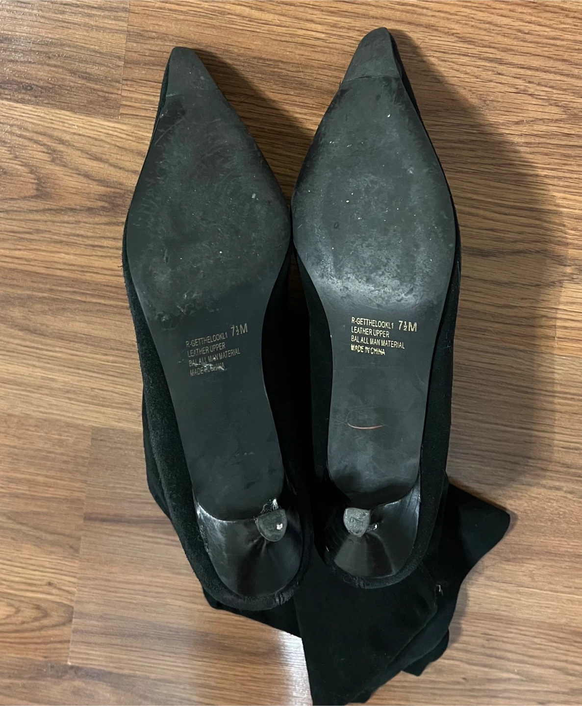 Nine West Black Suede Leather Kitten Heel Boots - photo 4