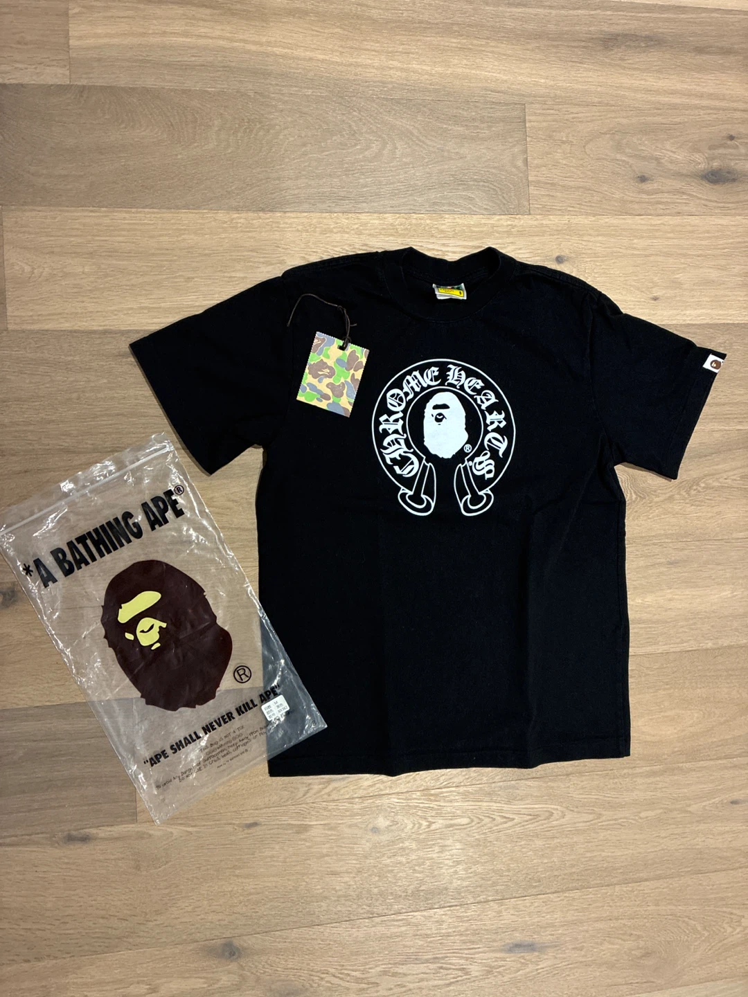 Chrome Hearts x A Bathing Ape Black T-Shirt