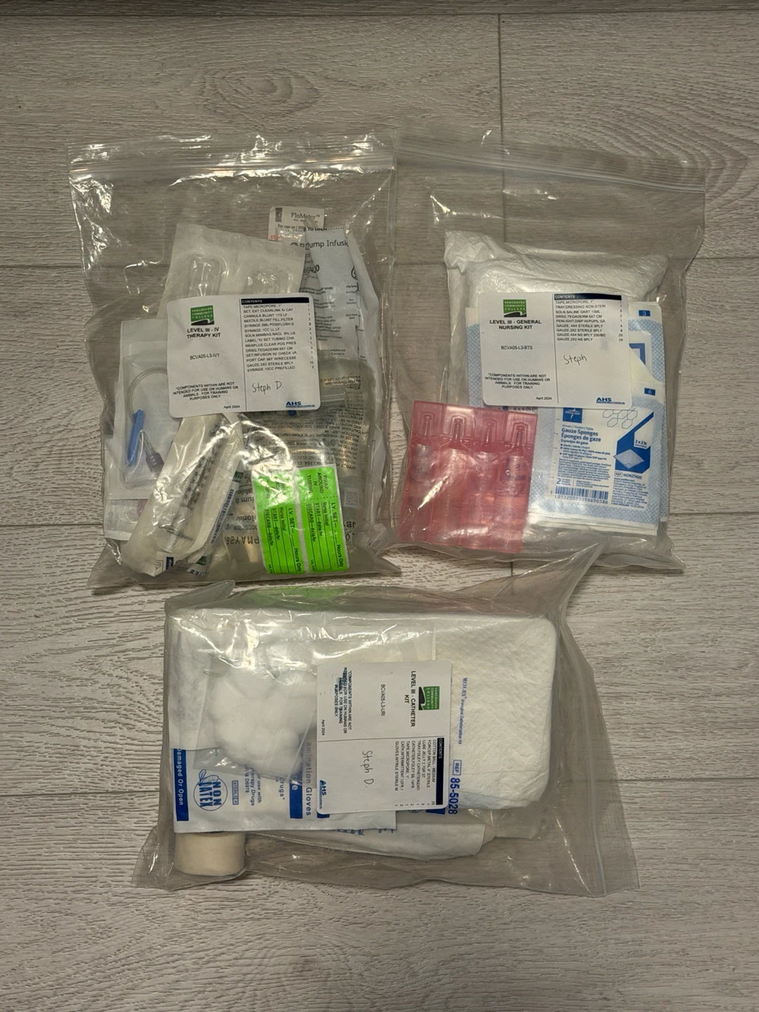 Vancouver Community College LPN Student Kits and Patches - photo 3