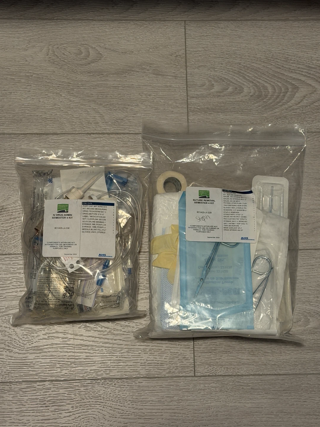 Vancouver Community College LPN Student Kits and Patches - photo 4