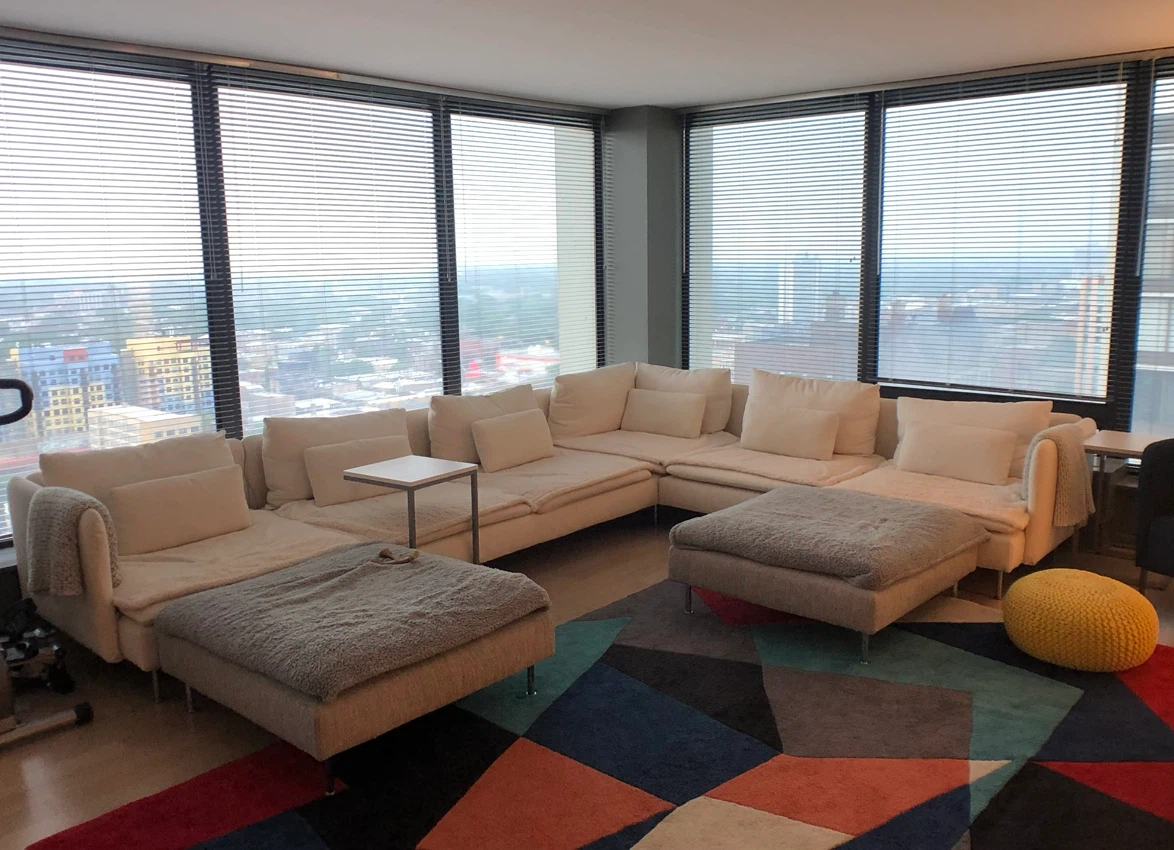 IKEA Soderhamn Modular Sectional w/ Ottomans