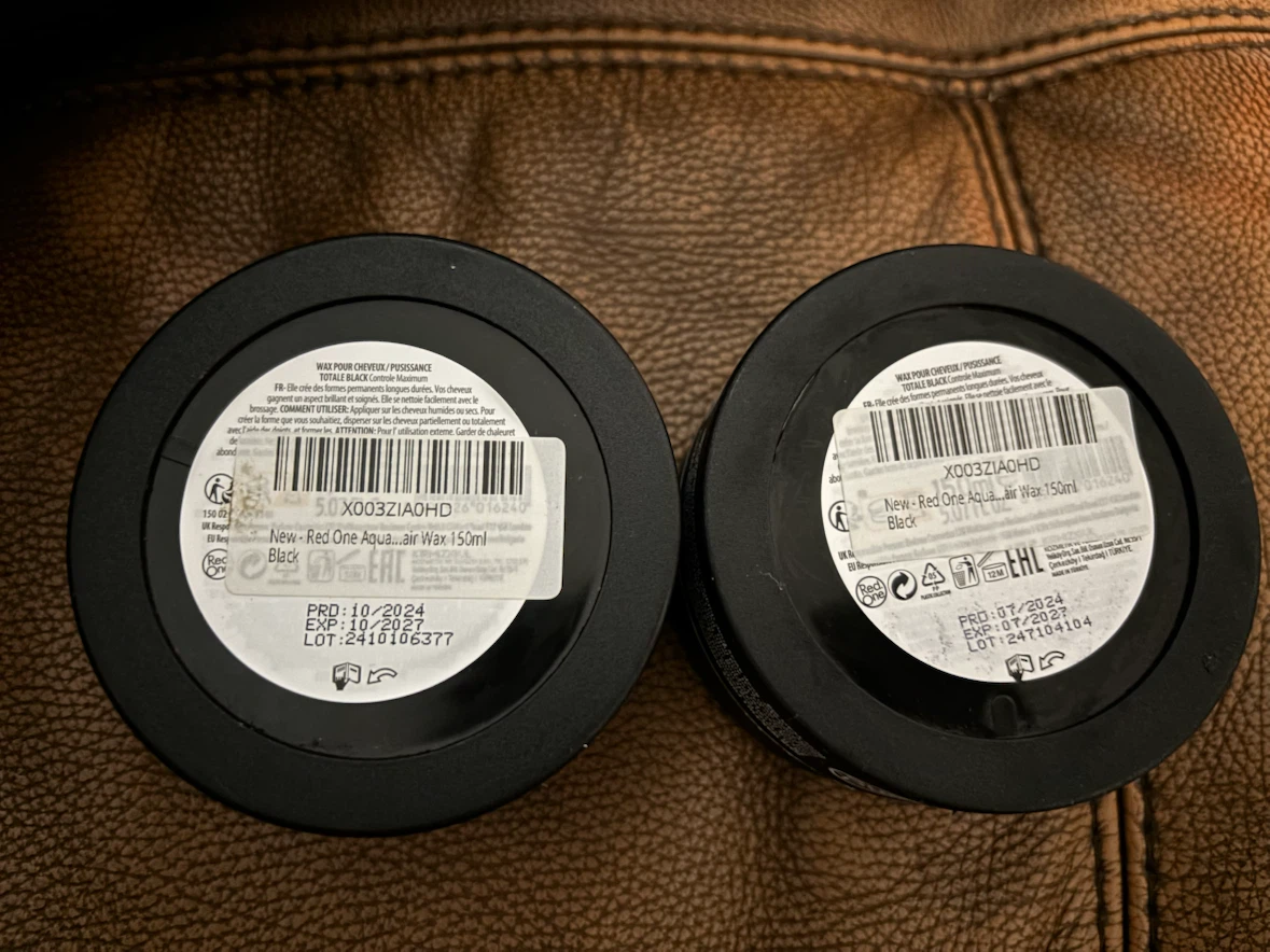 2 Red One Aqua Hair Gel Wax - Black - photo 2
