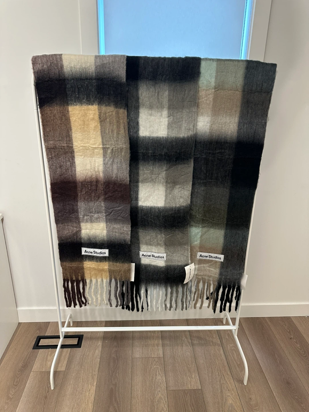 Acne Studios Plaid Check Scarves - photo 2