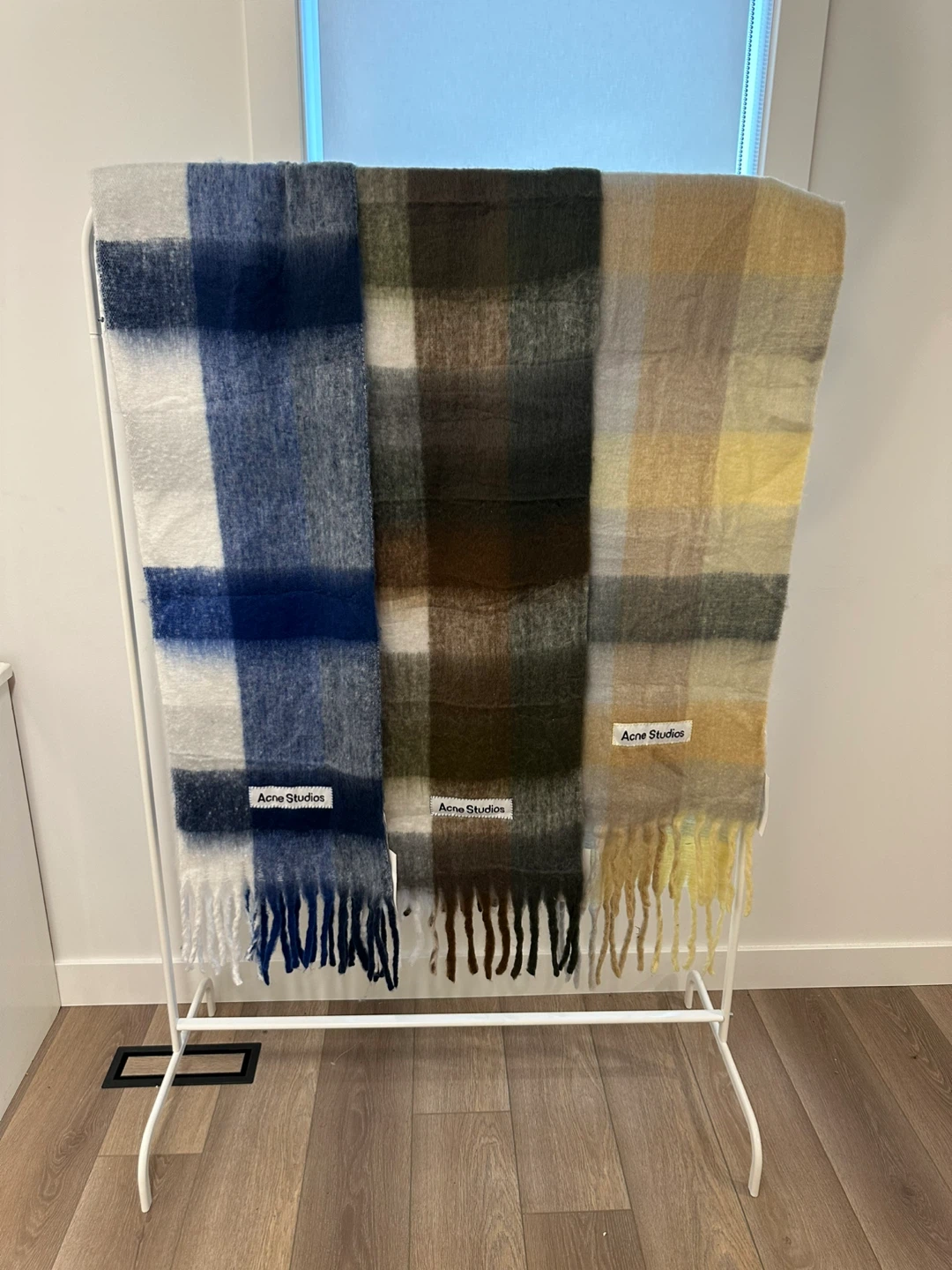 Acne Studios Plaid Check Scarves - photo 3