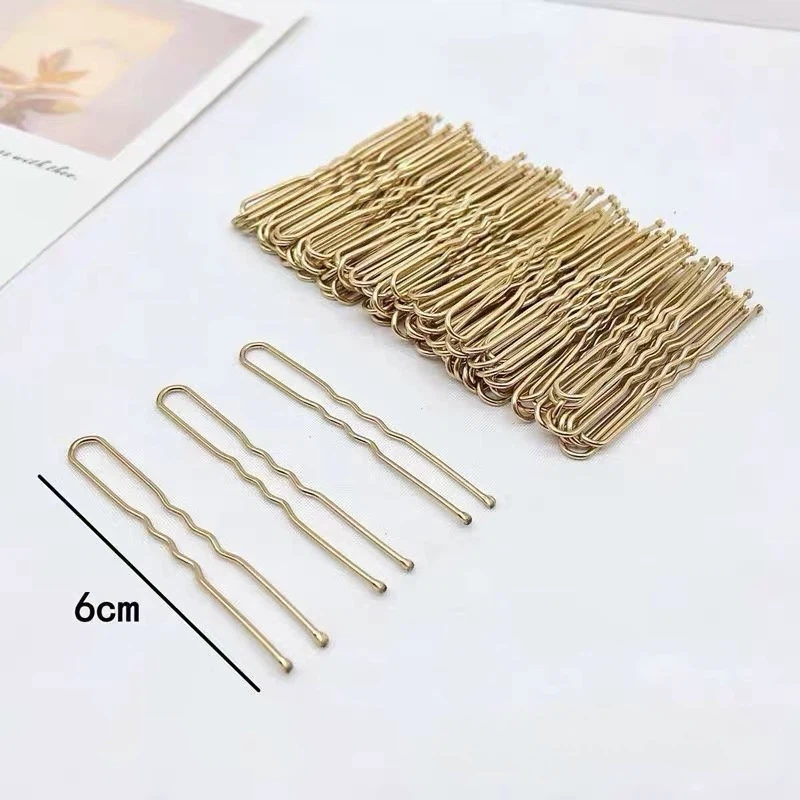 50 Piece Gold Wave Hair Clip Set - photo 3