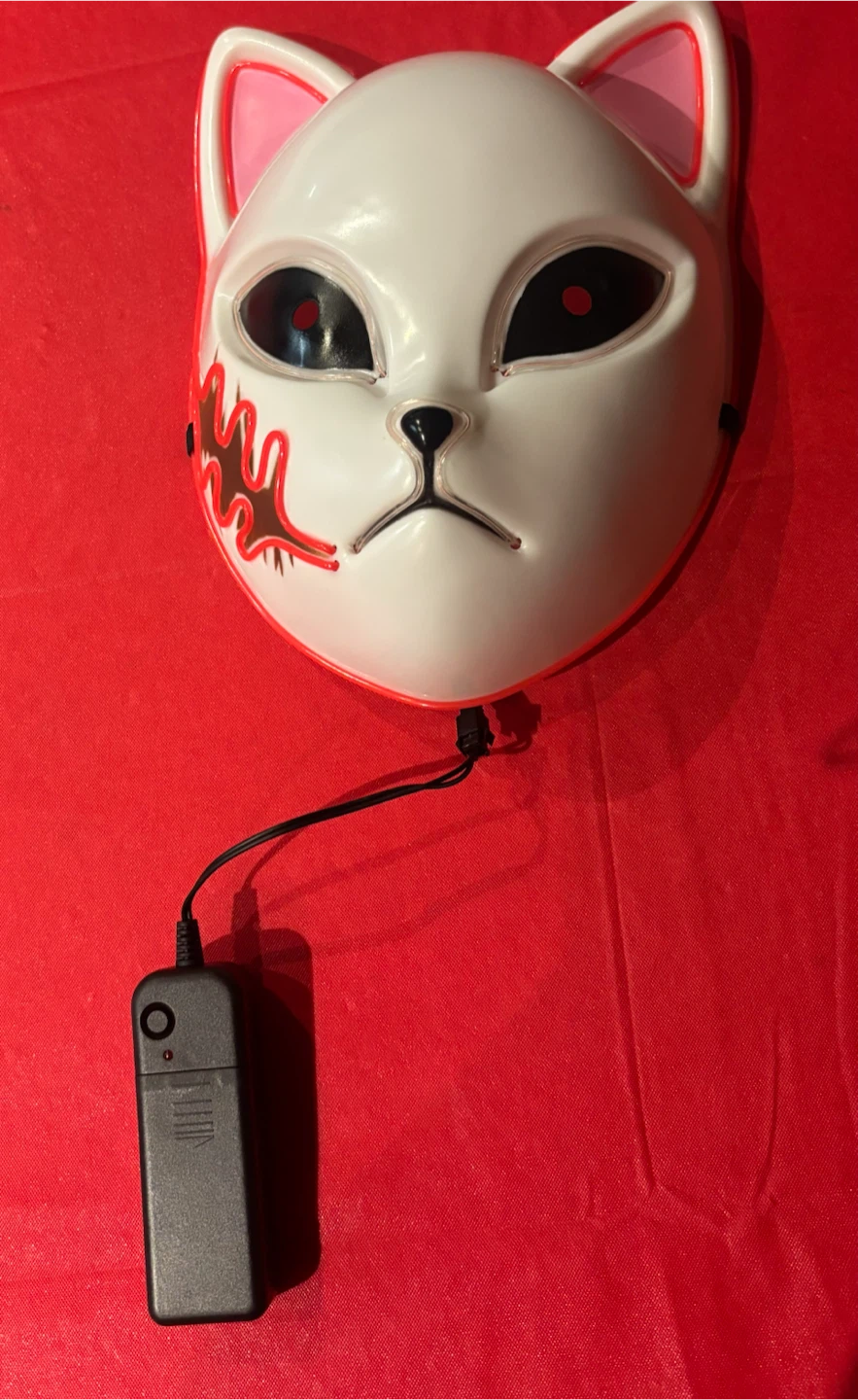 LED Light-Up Cat Fox Mask - photo 2
