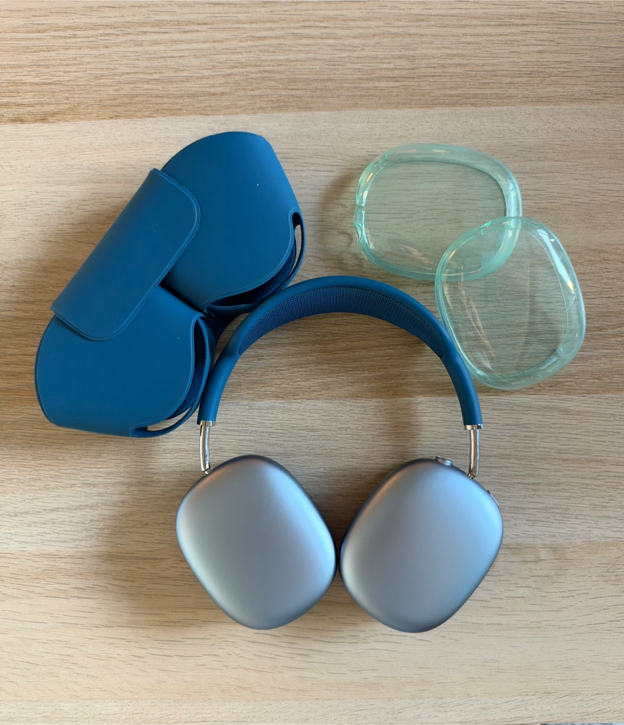 🎧 Apple AirPods Max (Sky Blue) - 1st Gen (Lightning) - Like New - photo 2