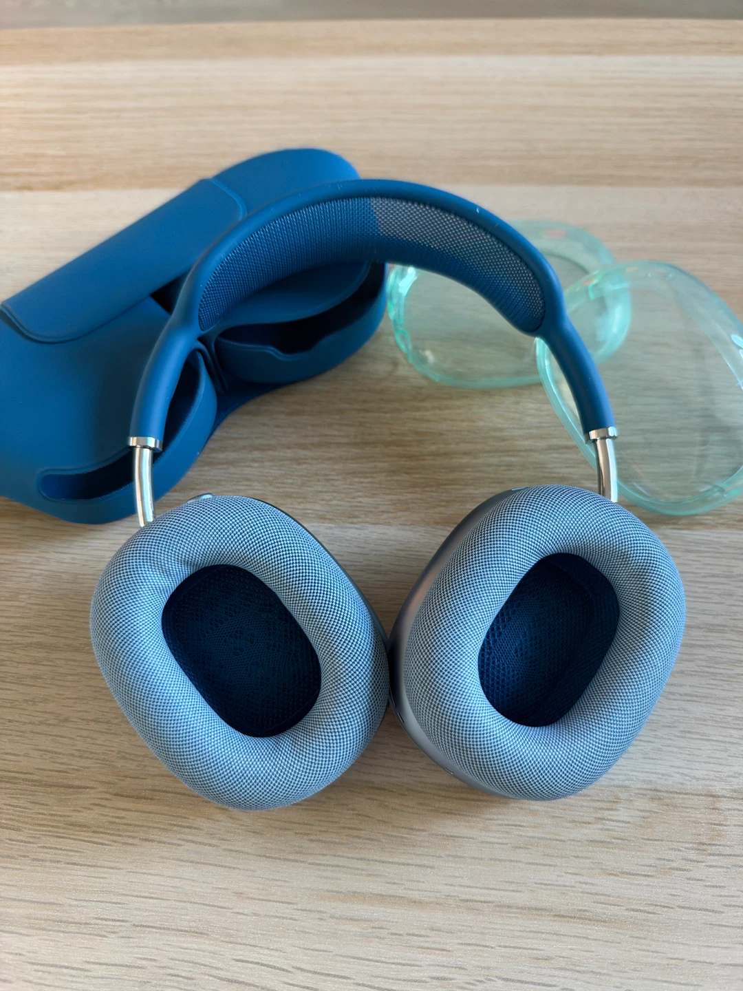 🎧 Apple AirPods Max (Sky Blue) - 1st Gen (Lightning) - Like New - photo 4