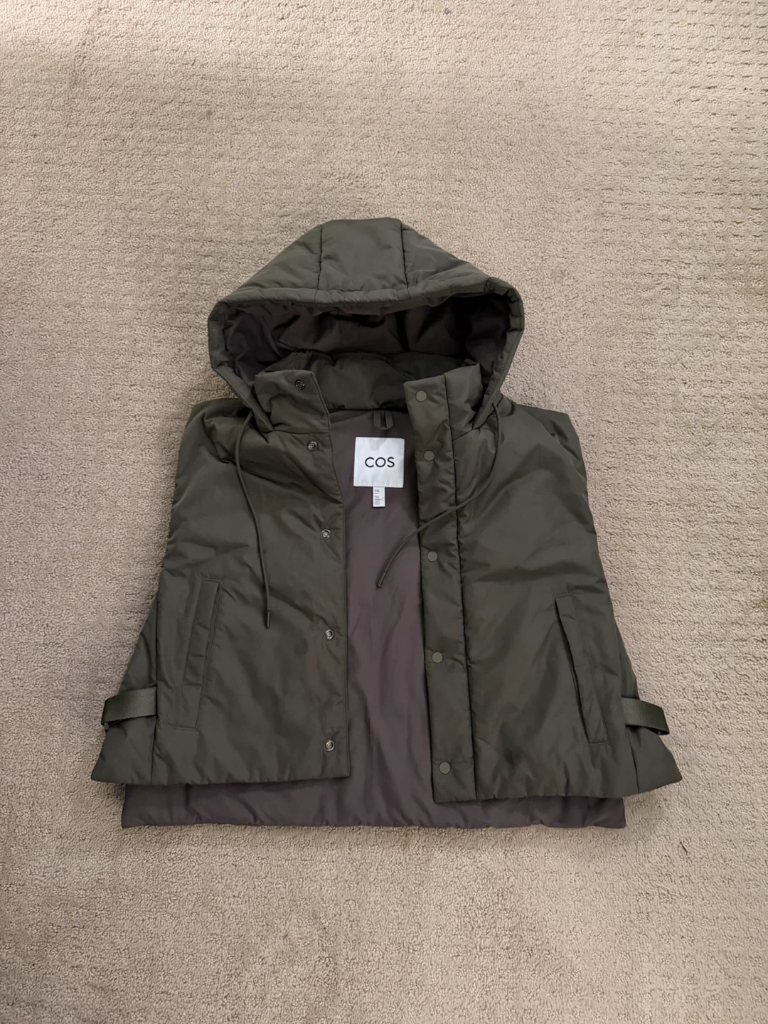COS Padded Hooded Cape