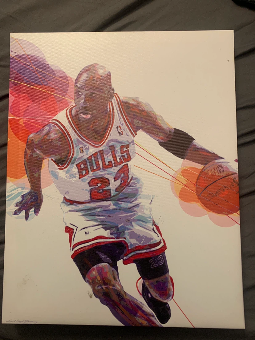 Michael Jordan Chicago Bulls Canvas Print