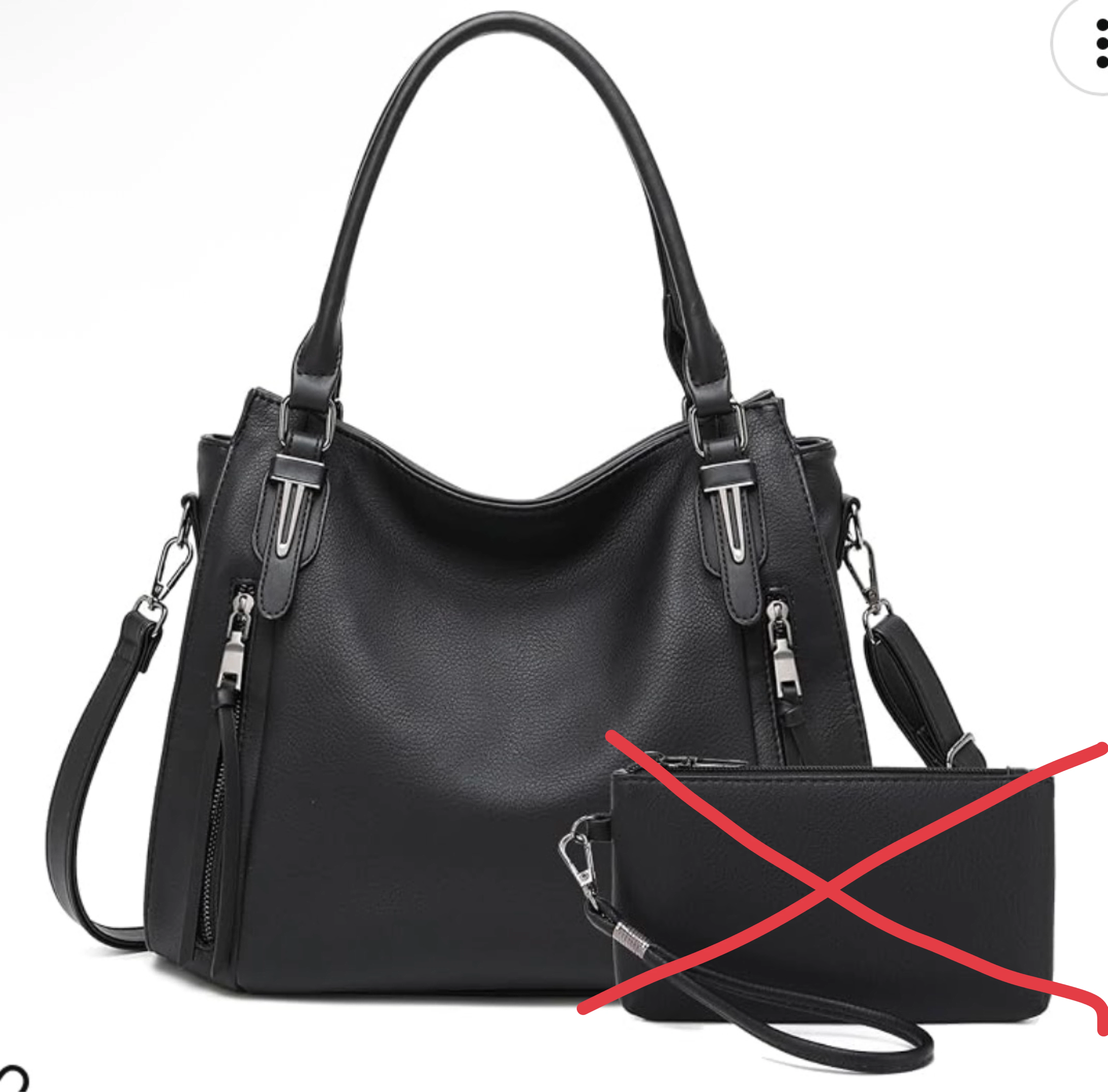 Black Hobo Purse