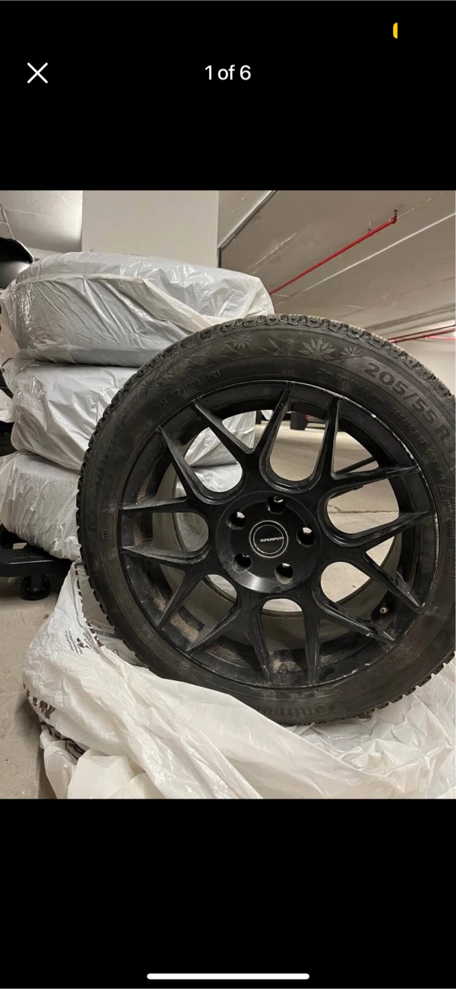 Continental Tires with SuperSpeed Rims 205/55R17