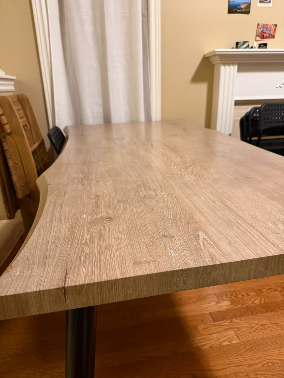 Live edge style dining table + 4 chairs - photo 2