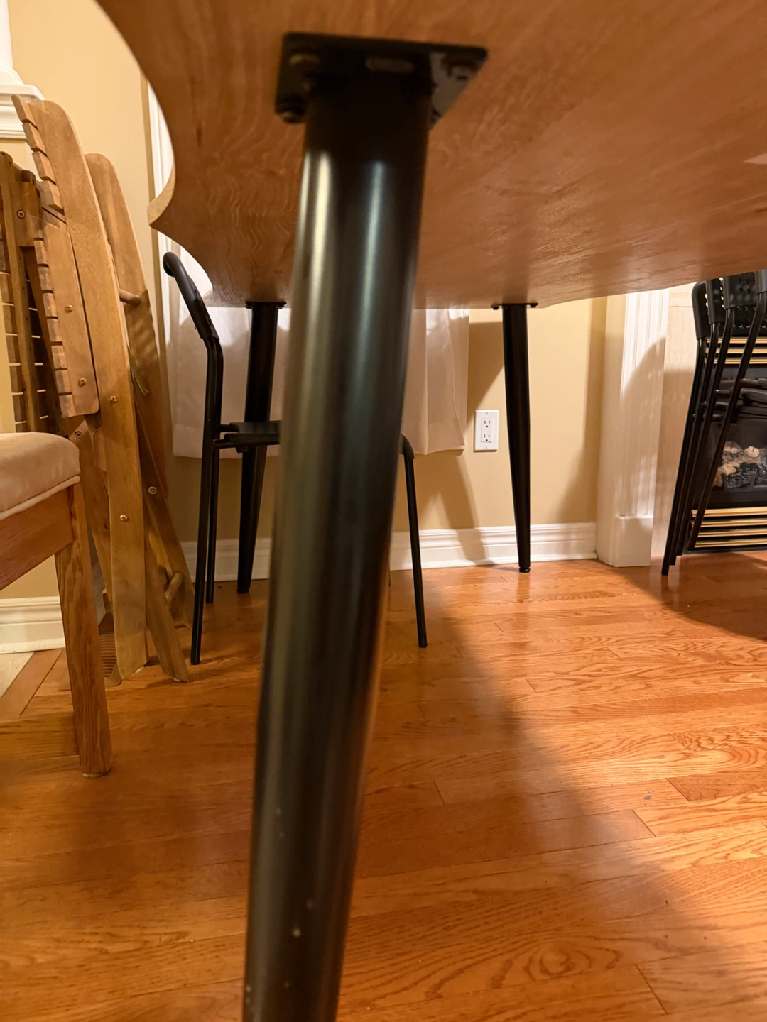 Live edge style dining table + 4 chairs - photo 3