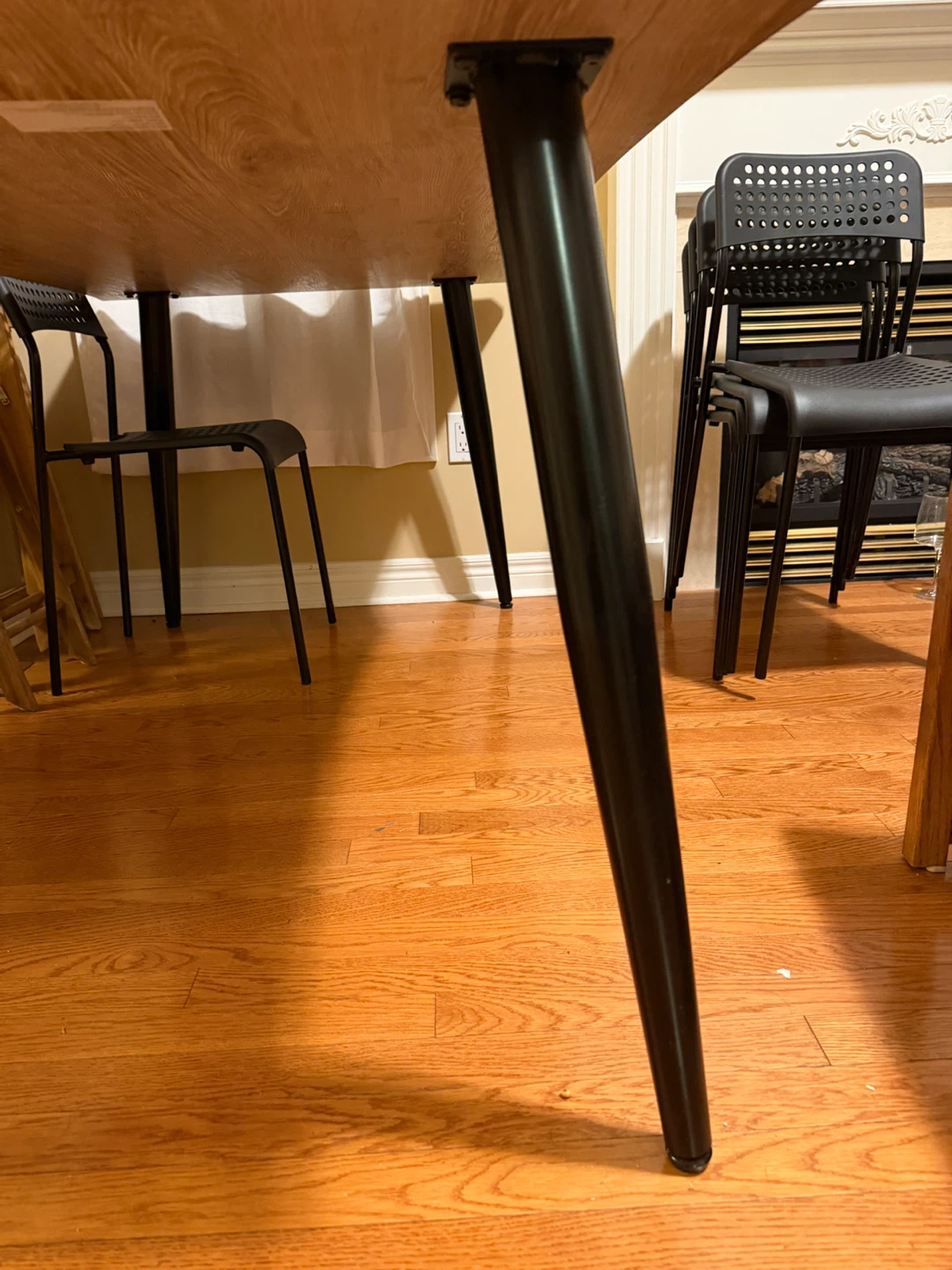 Live edge style dining table + 4 chairs - photo 4