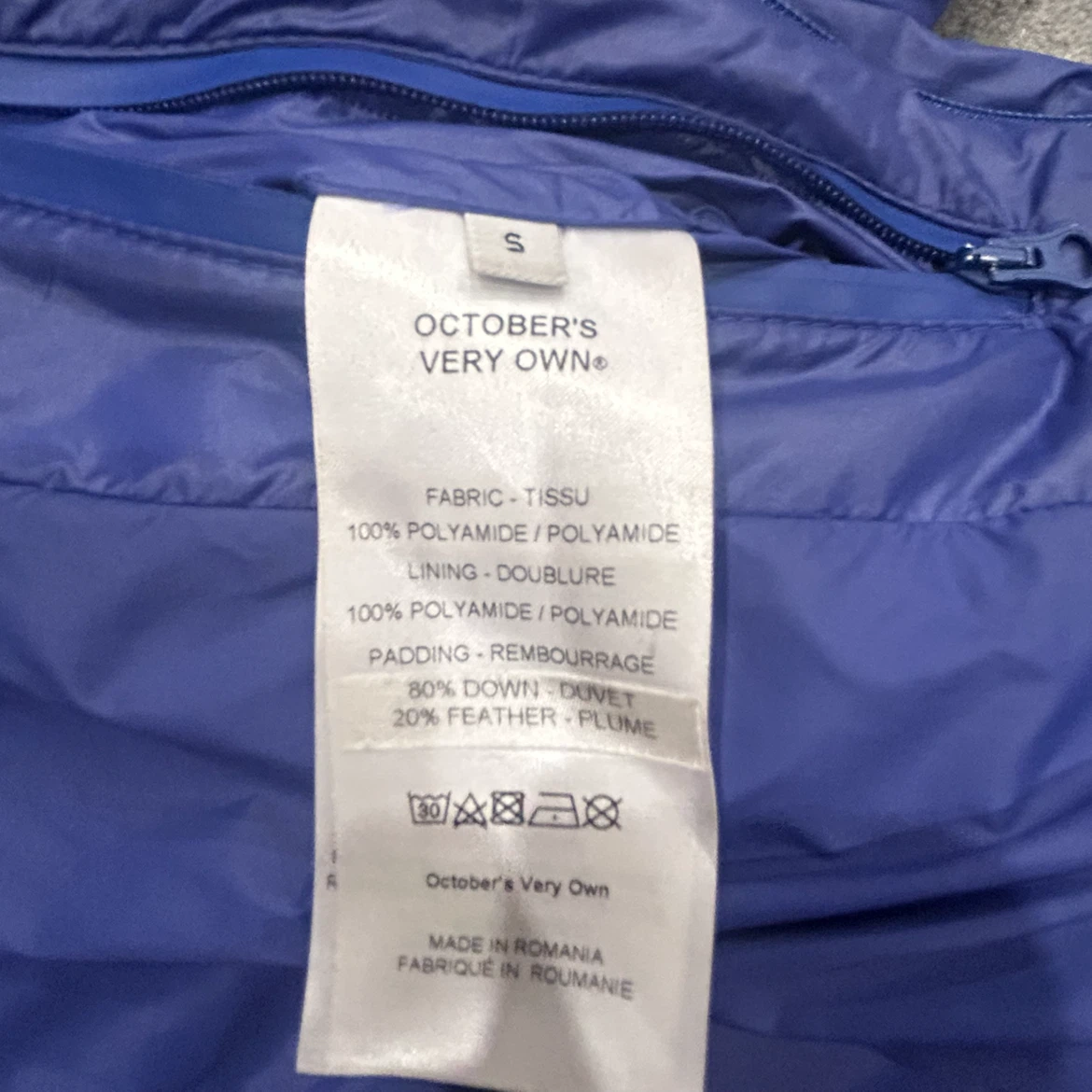 October's Very Own OVO Down Jacket - Blue - photo 5