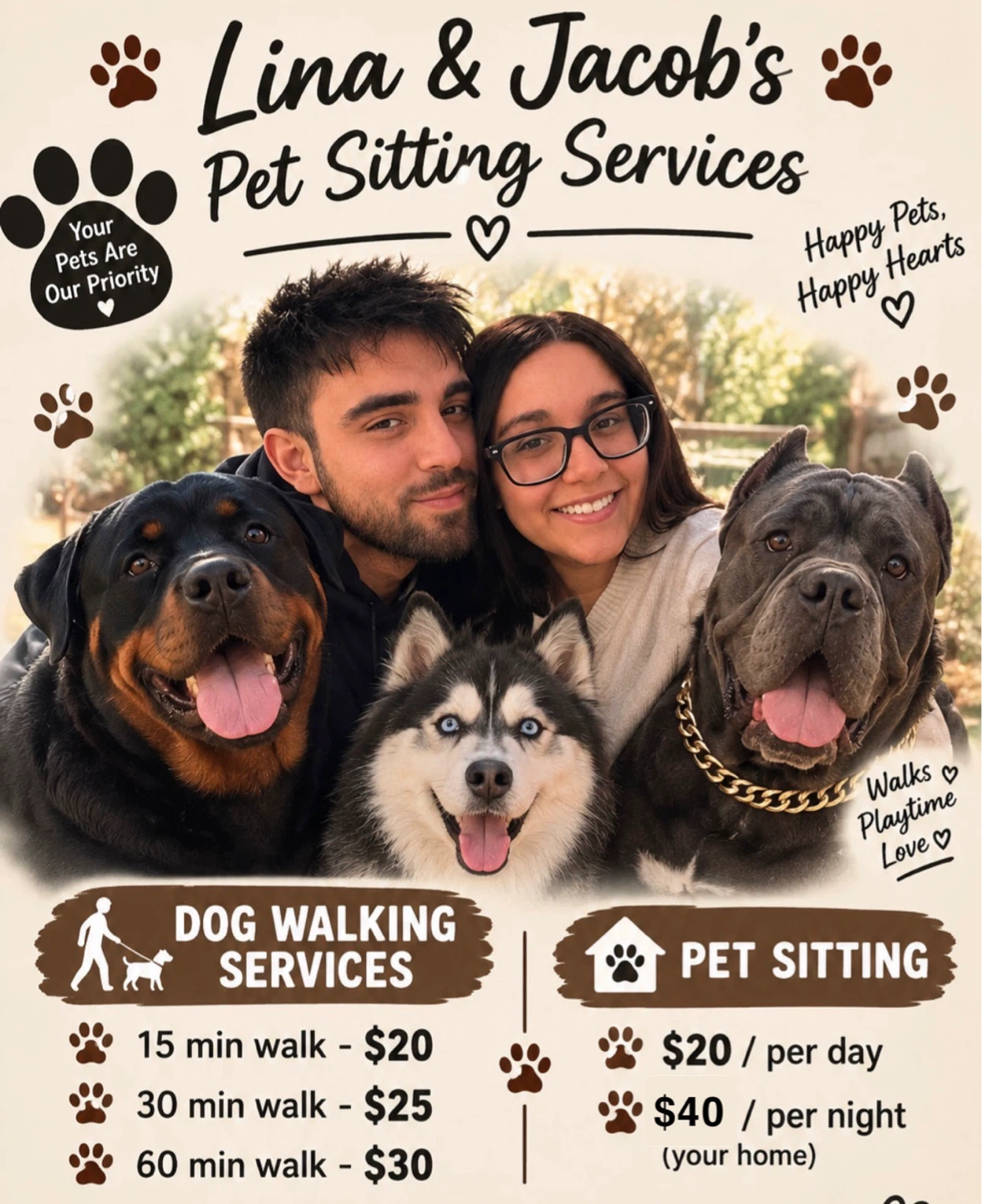 PET SITTING SERVICES