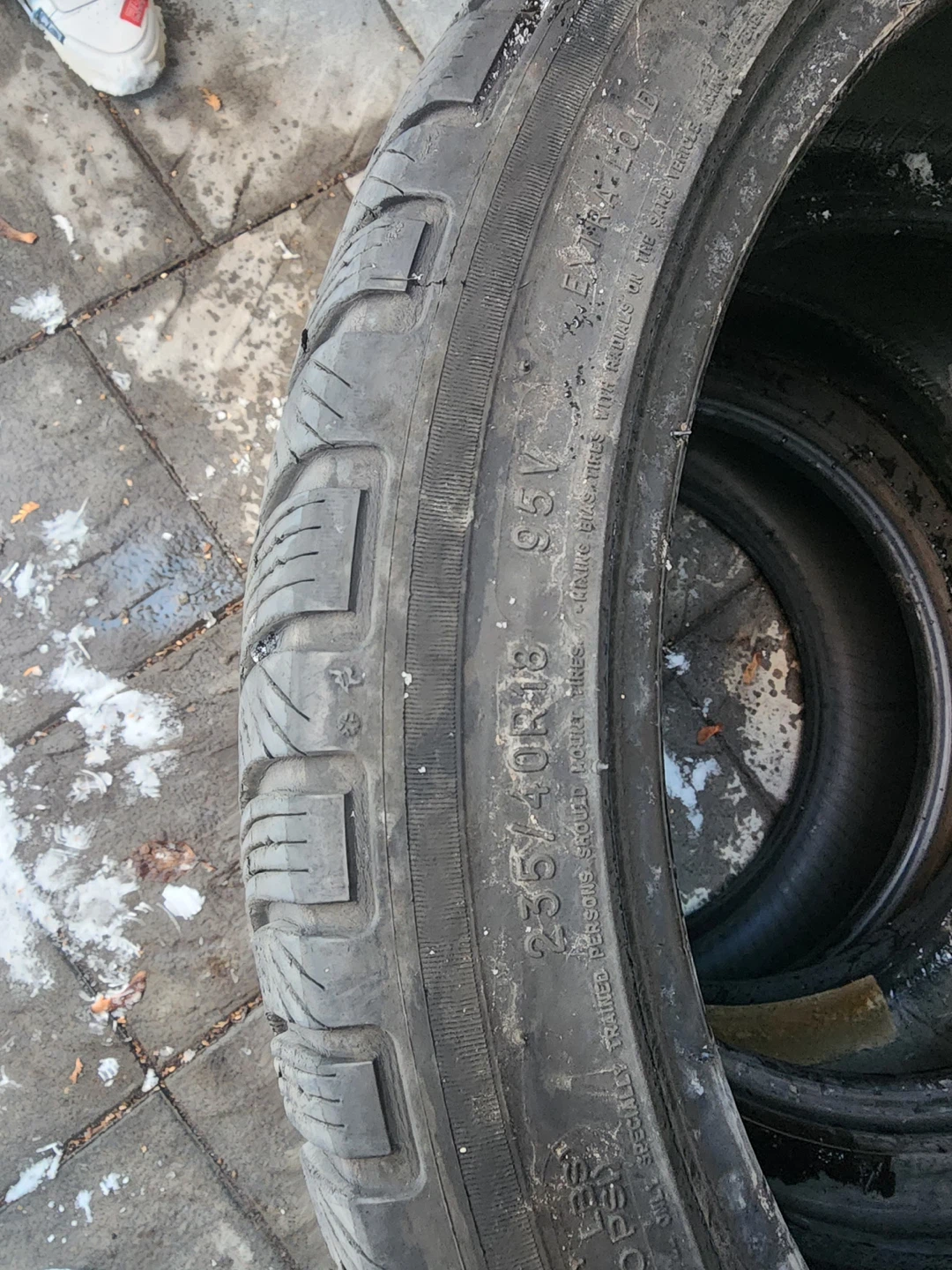 Michelin winter tires 235/40R18 for sale - photo 3