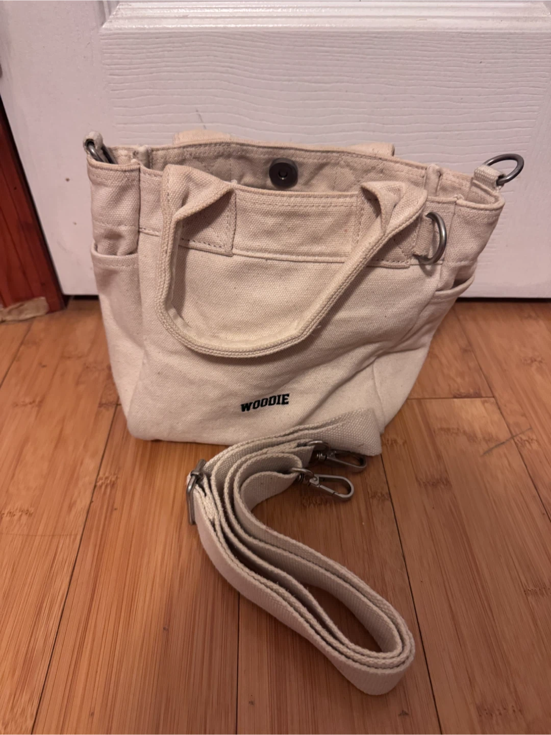 🤍 Woodie Canvas Tote Bag 🤍