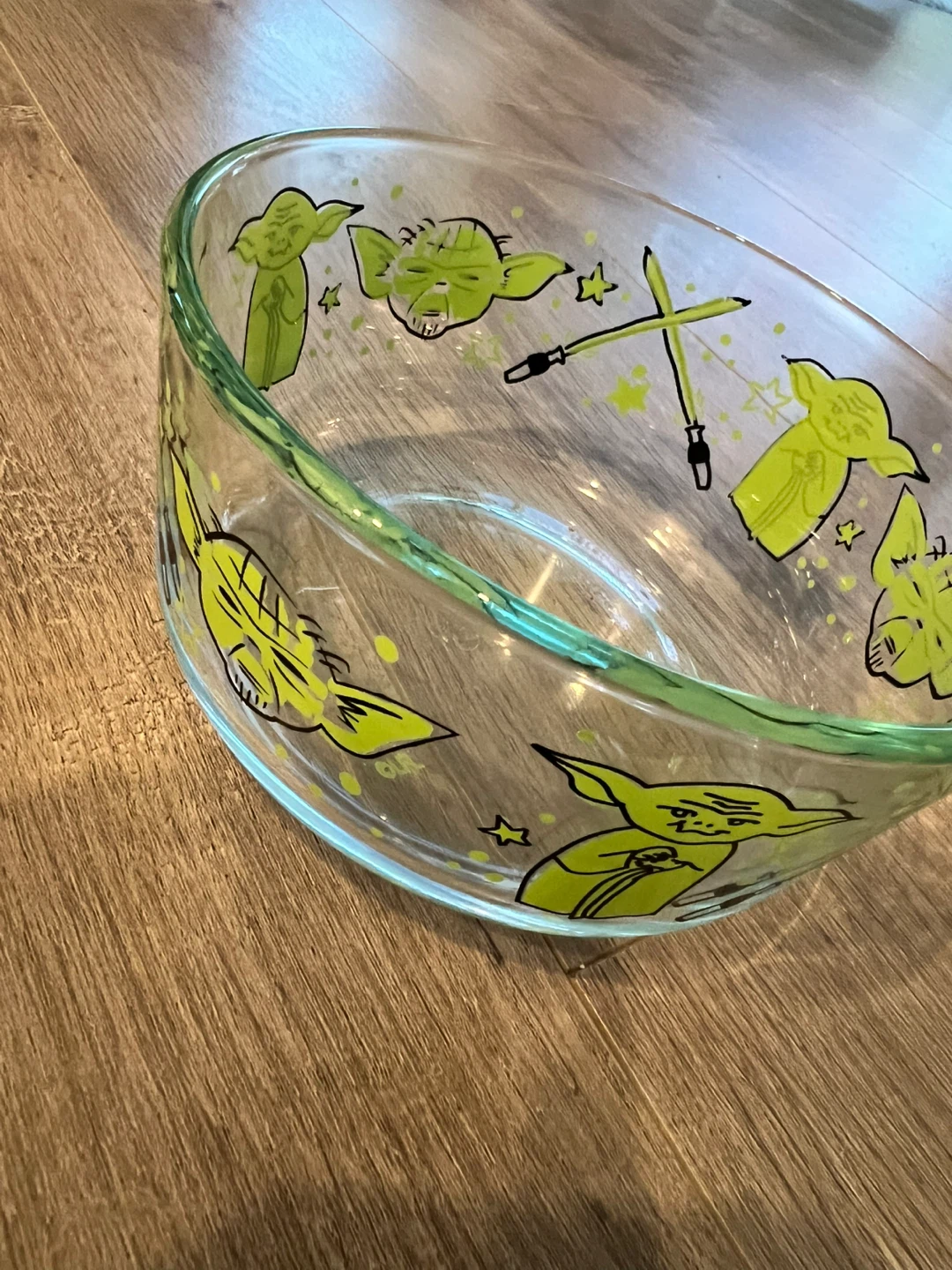 Pyrex Star Wars Yoda Glass Bowl - photo 4